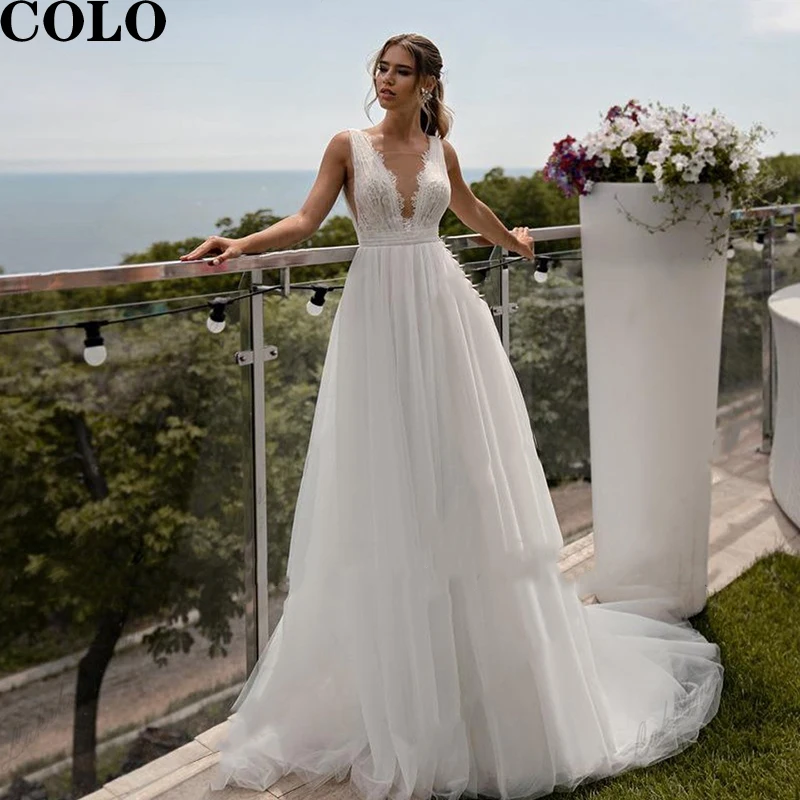 Boho Women's Dresses Bridal Robe Beach Wedding Dress 2022 Off White Tulle Long Boho Wedding Gowns Lace Backless
Boho Women's Dresses Bridal Robe Beach Wedding Dress 2022 Off White Tulle Long Boho Wedding Gowns Lace Backless