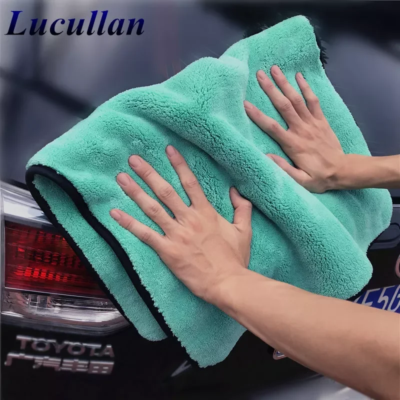 Lucullan 1400GSM супер мягкое Премиум полотенце из микрофибры, ультравпитывающее полотенце для мытья автомобиля Aqua Deluxe
Lucullan 1400GSM супер мягкое Премиум полотенце из микрофибры, ультравпитывающее полотенце для мытья автомобиля Aqua Deluxe