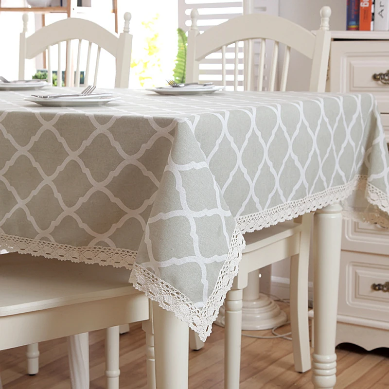 Modern Rectangular Tablecloth Lace Geometry Rhombus Cotton Linen Dining Table Cloth Washable Tea Table Fabric for Home Decor
Modern Rectangular Tablecloth Lace Geometry Rhombus Cotton Linen Dining Table Cloth Washable Tea Table Fabric for Home Decor