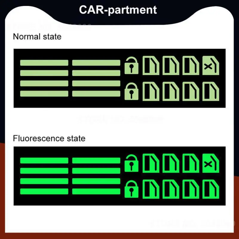 Flame Retardant Car Interior Stickers Durable Luminous Sticker Practical Waterproof Car Window Lift Switch Sticker Fluorescent
Flame Retardant Car Interior Stickers Durable Luminous Sticker Practical Waterproof Car Window Lift Switch Sticker Fluorescent