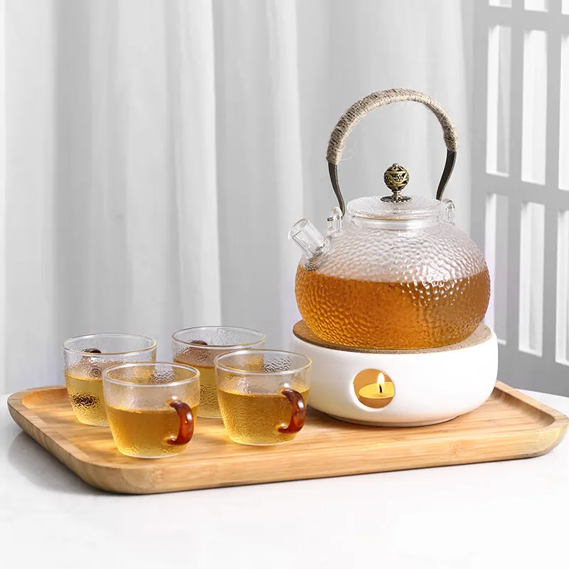 Glass Teapot Household High-temperature Resistant Lifting Beam Pot Heating and Boiling Water Flower Teapot Set Special
Glass Teapot Household High-temperature Resistant Lifting Beam Pot Heating and Boiling Water Flower Teapot Set Special