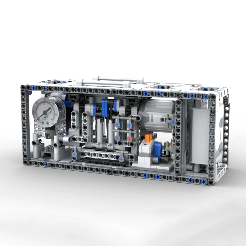 

NEW 469Pcs Pneumatics Series Set Building Block Air Compressor Display MOC Bricks Model with Pneumatic Tubes for Children Gifts