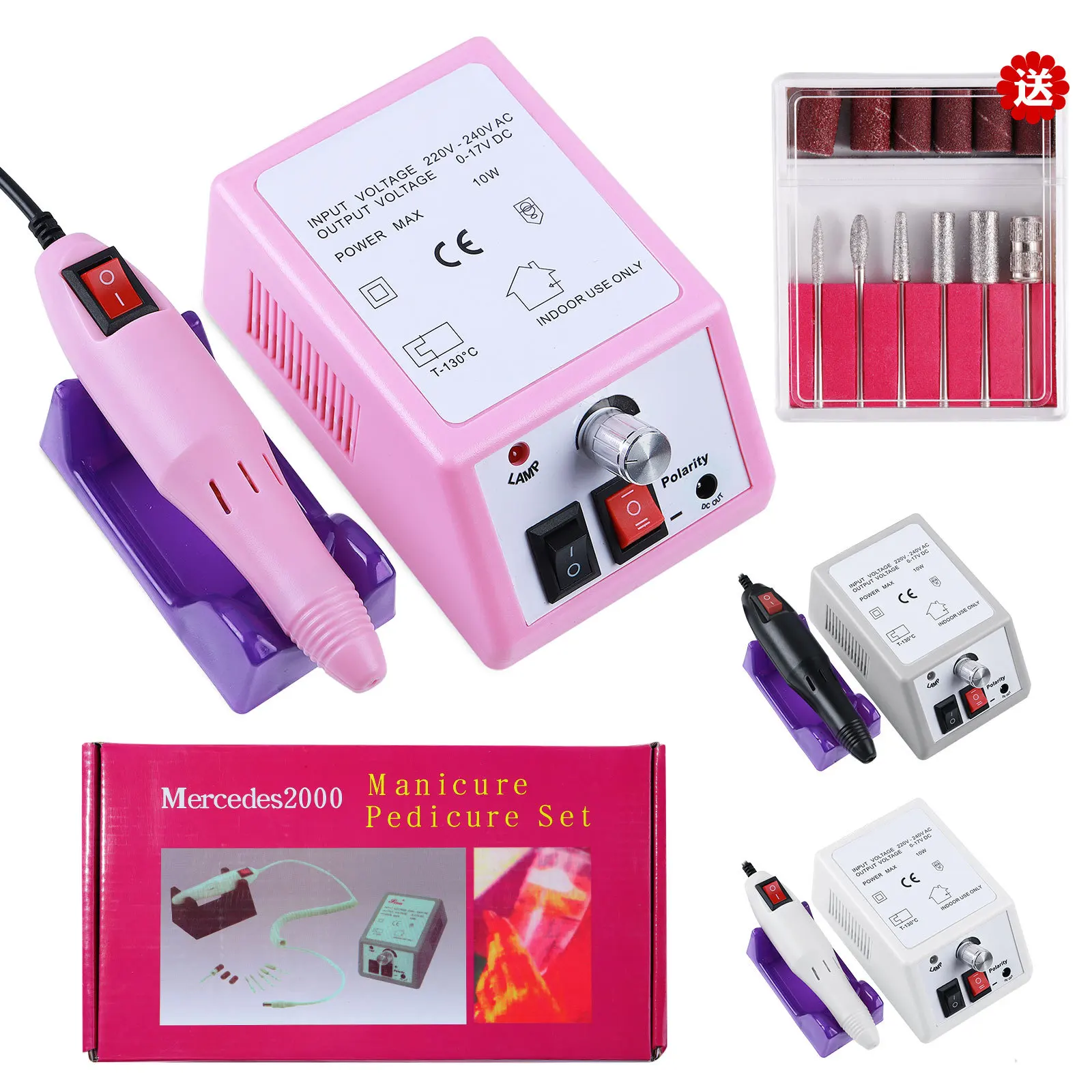 20000 Rpm Electric Nail Drill Bits Set Mill Cutter Manicure Machine Pedicure Machine Gel Remover Grinding Cutters Nail Art Tools
20000 Rpm Electric Nail Drill Bits Set Mill Cutter Manicure Machine Pedicure Machine Gel Remover Grinding Cutters Nail Art Tools