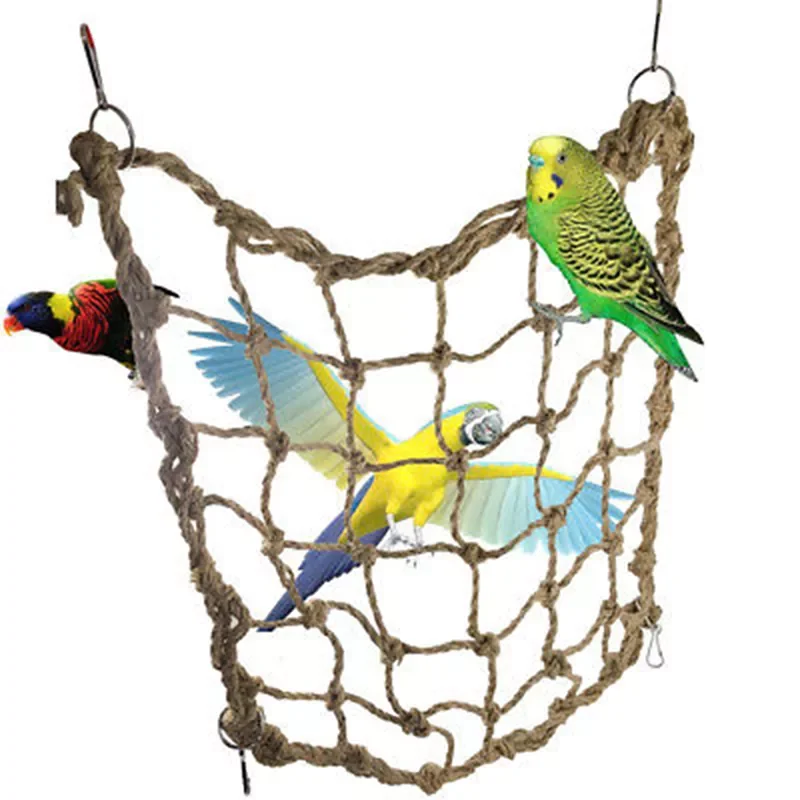 Durable Parrot Birds Climbing Net Parakeet Swing Play Rope Ladder Chew Toy 40*40cm bird toys
Durable Parrot Birds Climbing Net Parakeet Swing Play Rope Ladder Chew Toy 40*40cm bird toys