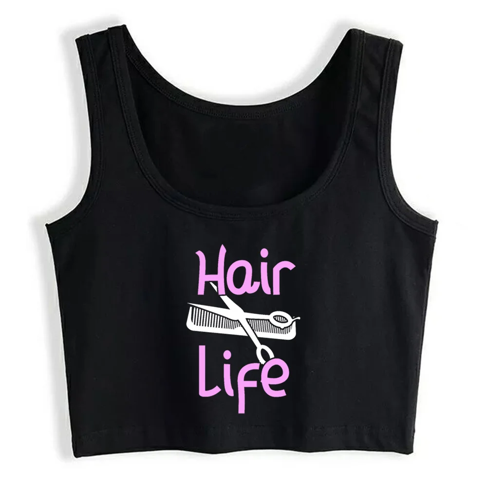 New Crop Top Women Hair Life Hair Stylist Hairdresser Barber Y2k Gothic Emo Harajuku Tank Top Female Clothes
New Crop Top Women Hair Life Hair Stylist Hairdresser Barber Y2k Gothic Emo Harajuku Tank Top Female Clothes