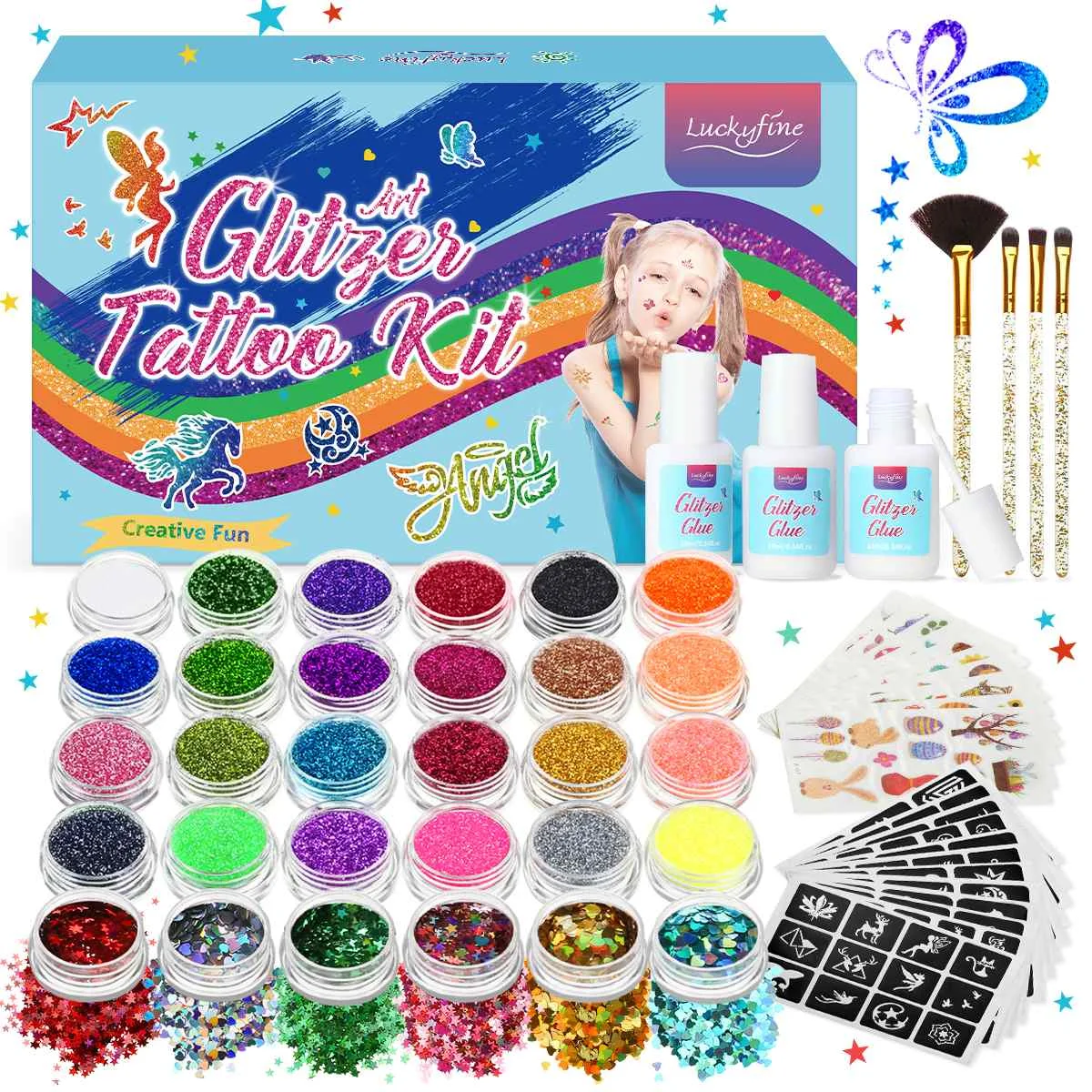 Шаблоны для татуировок Flash Diamond Glitter Flash Powder для Временной Татуировки детей
Шаблоны для татуировок Flash Diamond Glitter Flash Powder для Временной Татуировки детей