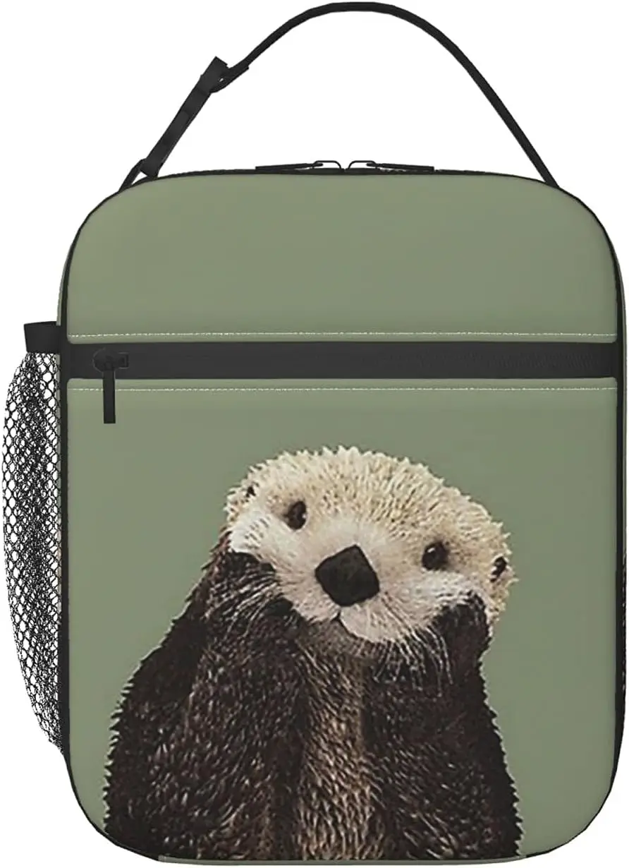 Cute Sea Otter Lunch Bag Tote Bag Lunch Bag for Women Men Lunch Box Insulated Food Container Lunch Holder Bag for Picnic Shcool
Cute Sea Otter Lunch Bag Tote Bag Lunch Bag for Women Men Lunch Box Insulated Food Container Lunch Holder Bag for Picnic Shcool
