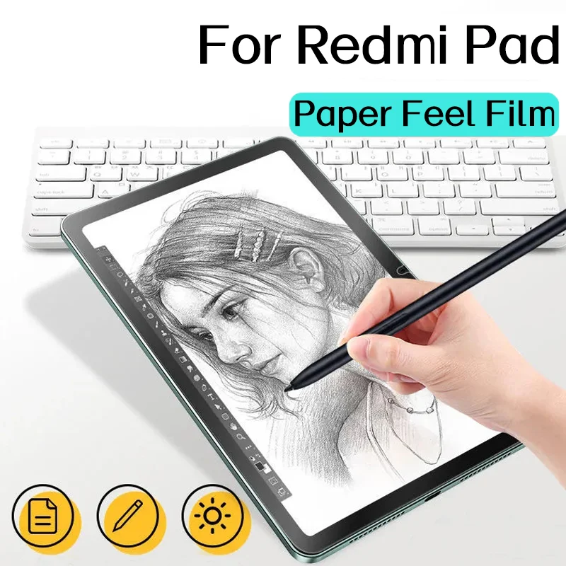 2Pcs Paper Feel Writing Screen Protector for Xiaomi Redmi Pad 10.61 Inches Matte Painting Tablet Film for Mi Pad Redmi Pad 2023
2Pcs Paper Feel Writing Screen Protector for Xiaomi Redmi Pad 10.61 Inches Matte Painting Tablet Film for Mi Pad Redmi Pad 2023