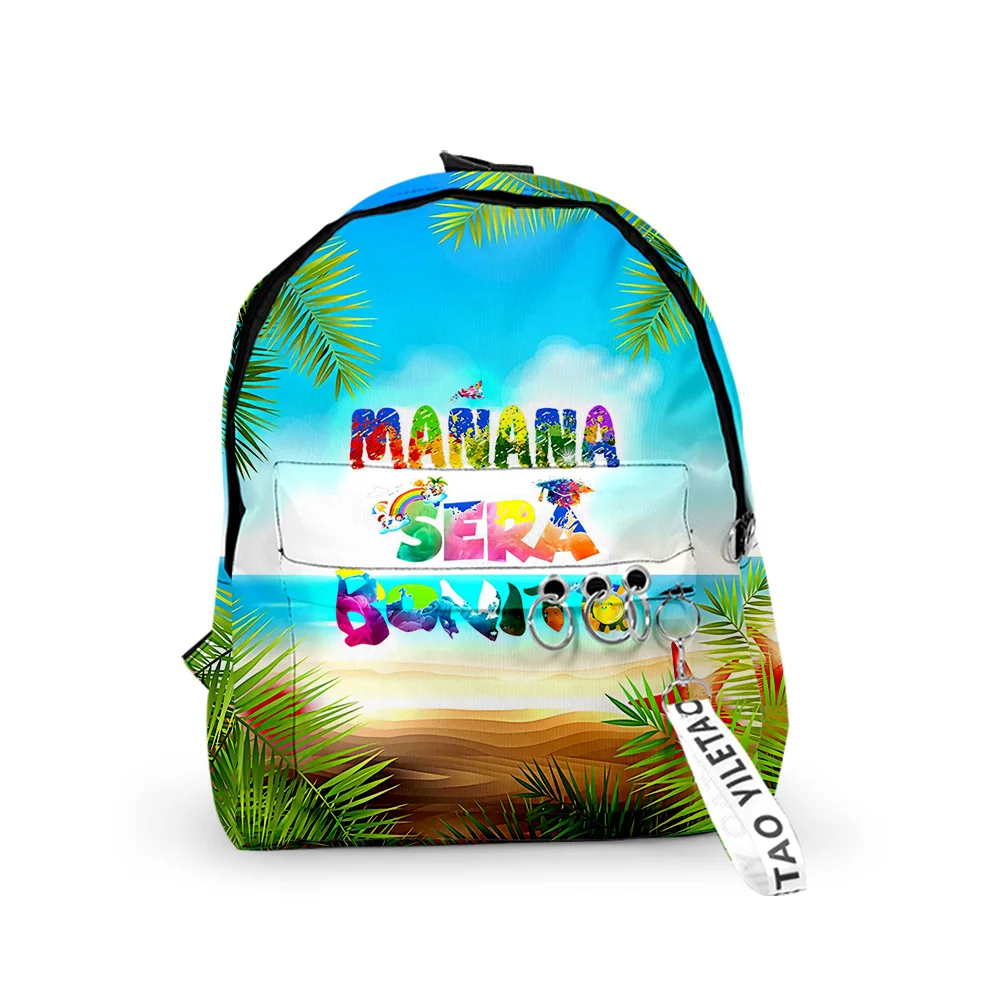 Creative Manana Sera BonitoI Backpacks Boys/Girls pupil School Bags 3D Printed Keychains Oxford Waterproof Cute Small Backpacks
Creative Manana Sera BonitoI Backpacks Boys/Girls pupil School Bags 3D Printed Keychains Oxford Waterproof Cute Small Backpacks