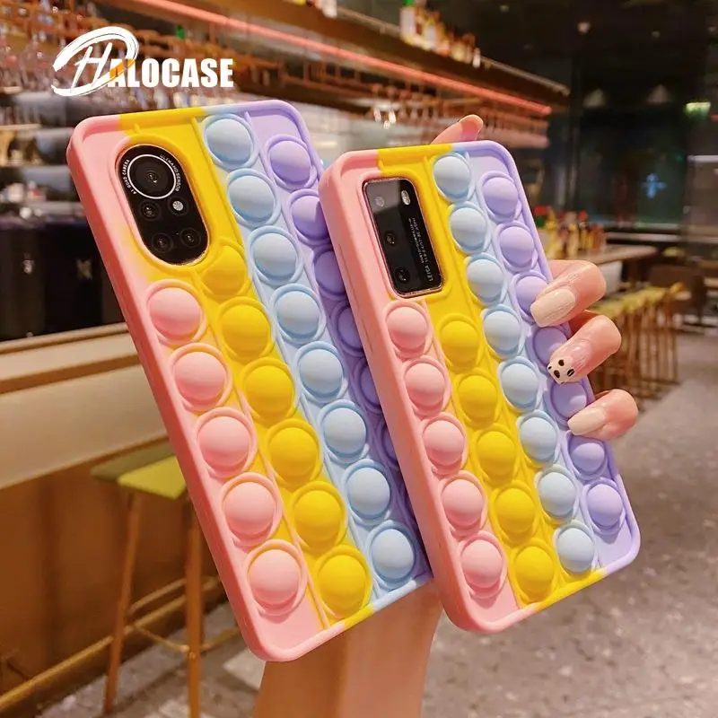 Relive Stress Bubble Rainbow Phone Case For Xiaomi Redmi Note 10 9 8 7 K20 Pro 9 9T Mi 10T 11 10 9 8 9T Poco X3 M3 Pro F3 Cover
Relive Stress Bubble Rainbow Phone Case For Xiaomi Redmi Note 10 9 8 7 K20 Pro 9 9T Mi 10T 11 10 9 8 9T Poco X3 M3 Pro F3 Cover