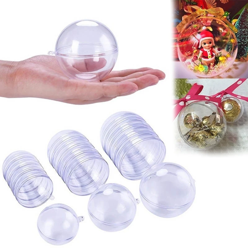 Acrylic Plastic Ball Christmas Decoration Transparent Hollow Ball Creative Decorative Hanging Ball Pendant Wedding Party Decor
Acrylic Plastic Ball Christmas Decoration Transparent Hollow Ball Creative Decorative Hanging Ball Pendant Wedding Party Decor