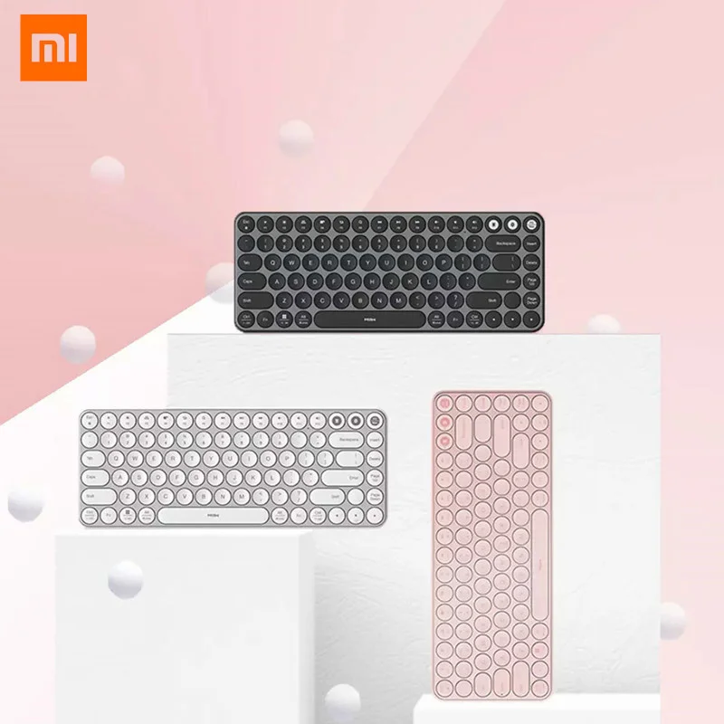 Xiaomi miiiw mini bluetooth dual mode keyboard 85 keys 2.4GHz multi wireless keyboard system for office computer laptop tablet
Xiaomi miiiw mini bluetooth dual mode keyboard 85 keys 2.4GHz multi wireless keyboard system for office computer laptop tablet