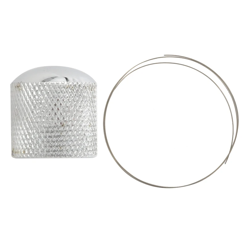 4Pcs Guitar Dome Control Knobs, Silver & 1Pcs 8 Feet Cupronickel Fret Wire Fingerboard Frets 2.9Mm Width For Bass
4Pcs Guitar Dome Control Knobs, Silver & 1Pcs 8 Feet Cupronickel Fret Wire Fingerboard Frets 2.9Mm Width For Bass