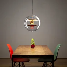 Danish Creative Planet Chandelier Modern Acrylic Restaurant Suspension Pendant Light Dining Room Kitchen Bedroom Hanging Lamp