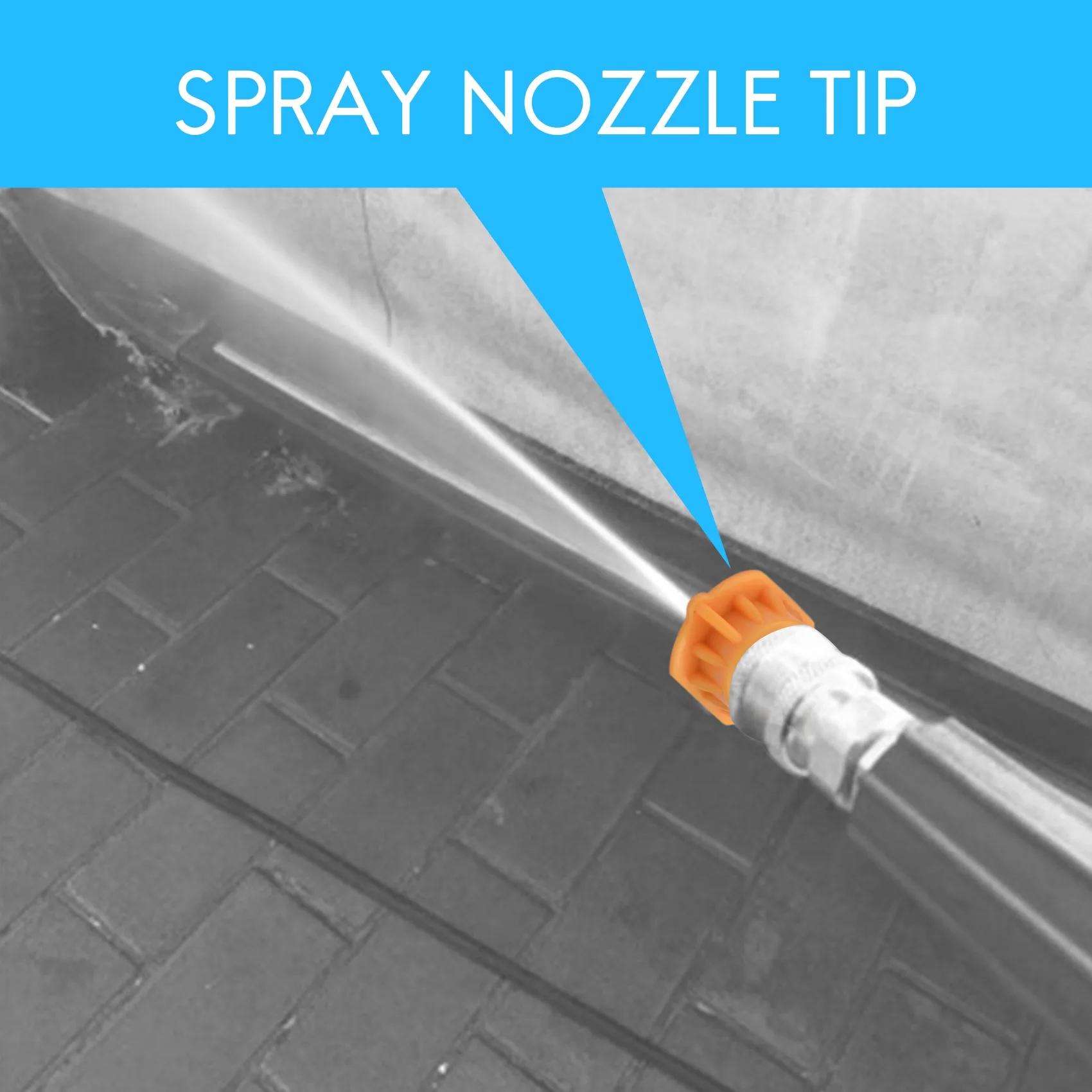 5Pcs Pressure Washer Spray Nozzles 1/4 Quick Connection Spray Tip Set (4.0 Gpm) Multiple Degrees
5Pcs Pressure Washer Spray Nozzles 1/4 Quick Connection Spray Tip Set (4.0 Gpm) Multiple Degrees