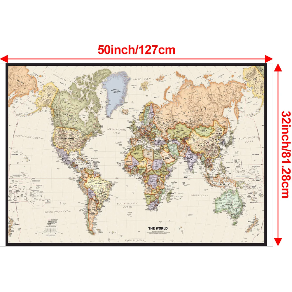 Винтажный постер карта мира, полиэфирная ткань
Винтажный постер карта мира, полиэфирная ткань