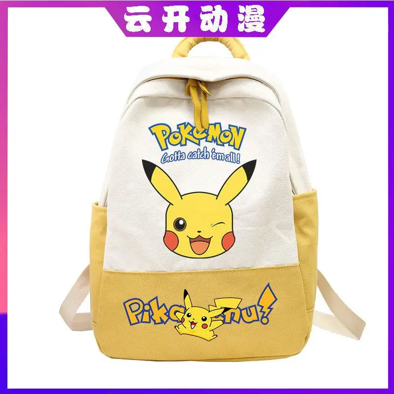 pokemon Cartoon Pikachu Schoolbag Boys and Girls Primary School Schoolbag Campus Partysu Canvas Trendy Patchwork Backpack
pokemon Cartoon Pikachu Schoolbag Boys and Girls Primary School Schoolbag Campus Partysu Canvas Trendy Patchwork Backpack