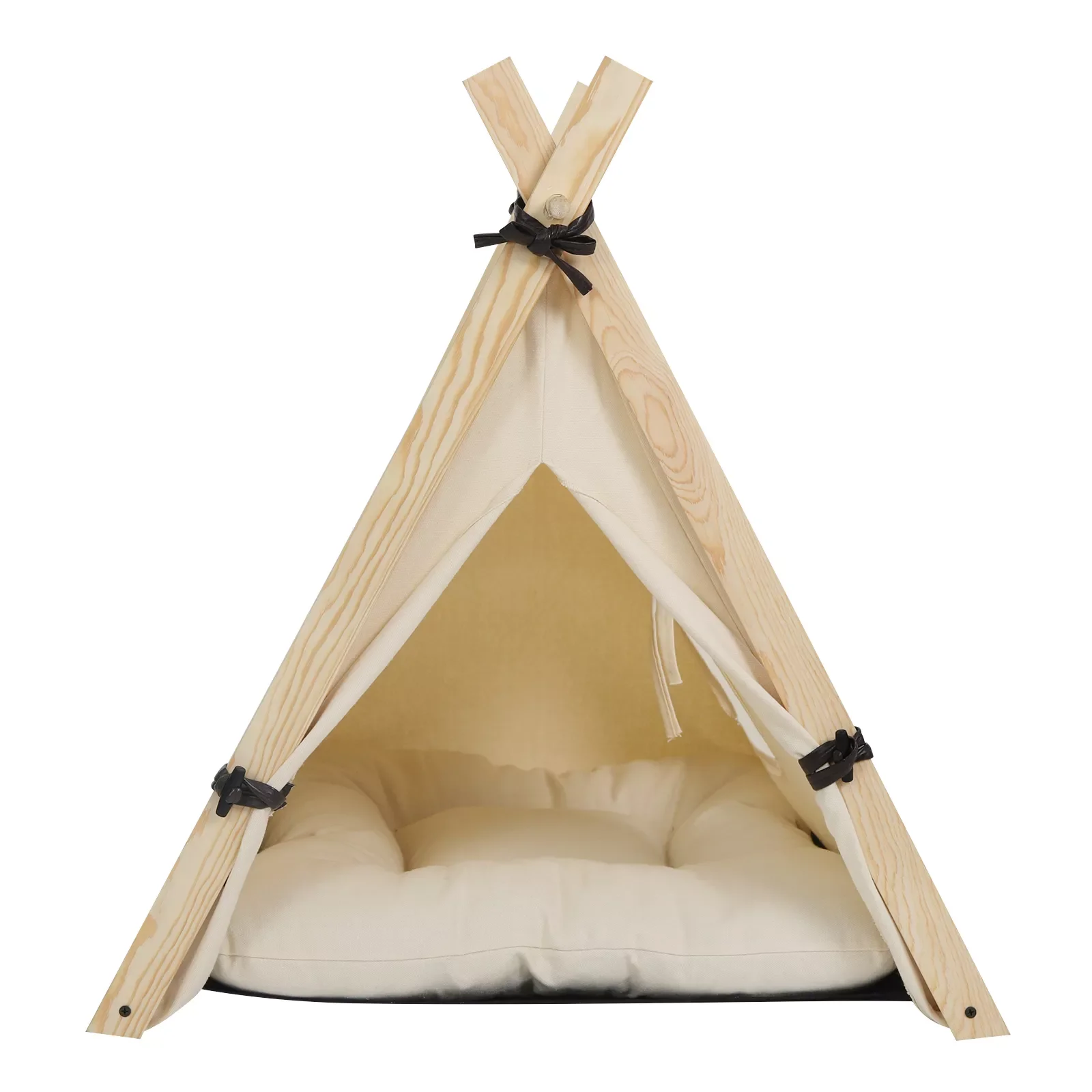 NEW2023 Wooden Holder Cat Dog Tent with Bed Cushion Removable and Washable Pet Tent House Dog Kennel Cat Cage for Medium Sized P
NEW2023 Wooden Holder Cat Dog Tent with Bed Cushion Removable and Washable Pet Tent House Dog Kennel Cat Cage for Medium Sized P