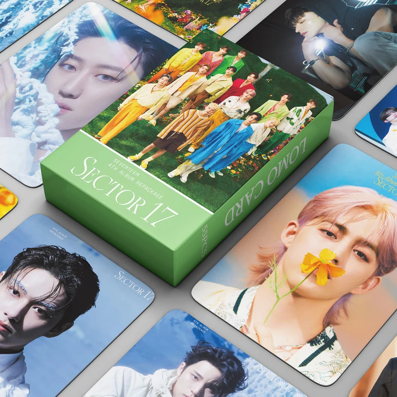 55pcs/set Kpop Seventeen Photocards SECTOR 17 Album Cards FACE THE SUN Lomo Cards Kpoo Boys Photo Card for Fans Collection Gift
55pcs/set Kpop Seventeen Photocards SECTOR 17 Album Cards FACE THE SUN Lomo Cards Kpoo Boys Photo Card for Fans Collection Gift