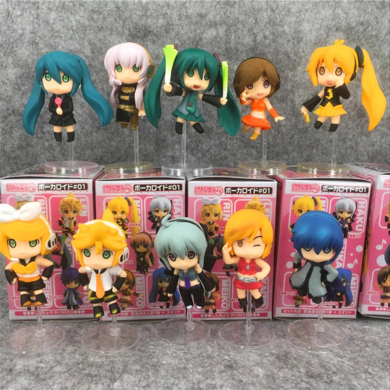 10Pcs/Set Cartoon Hatsune Miku MEIKO Anime Action Figures Collection Model Decoration Anime Kawaii Dolls for Children Toys Gifts
10Pcs/Set Cartoon Hatsune Miku MEIKO Anime Action Figures Collection Model Decoration Anime Kawaii Dolls for Children Toys Gifts
