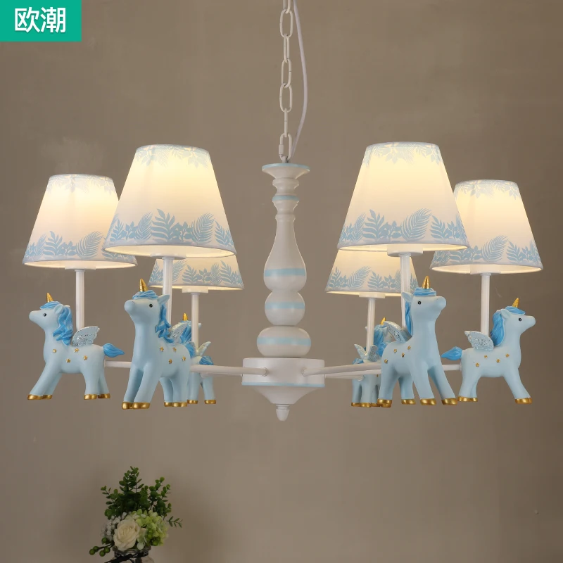 Pink horse dining room Chandelier lighting Cartoon wedding lighting Children lamp kid Boy Girl Bedroom blue chandelier lustre
Pink horse dining room Chandelier lighting Cartoon wedding lighting Children lamp kid Boy Girl Bedroom blue chandelier lustre