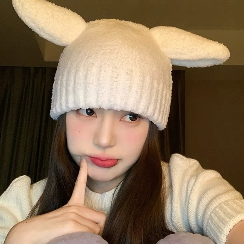 Женские мягкие шапки с ушками из овечьей шерсти, теплая Повседневная шапка, зимняя шапка из кораллового бархата, однотонная Шапка-бини, плюшевые шапки унисекс
Женские мягкие шапки с ушками из овечьей шерсти, теплая Повседневная шапка, зимняя шапка из кораллового бархата, однотонная Шапка-бини, плюшевые шапки унисекс