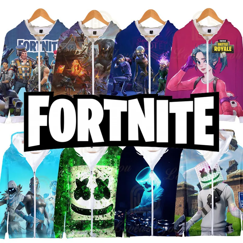 Zipper-up Sweatshirt Fortnite Battle Royale Hoodie Raven Kids Shooting Game 3D Boys Girls Harajuku Jacket Tops Teen Clothes
Zipper-up Sweatshirt Fortnite Battle Royale Hoodie Raven Kids Shooting Game 3D Boys Girls Harajuku Jacket Tops Teen Clothes