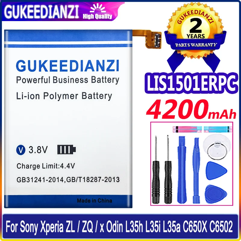 Литий-ионный аккумулятор 4200 мАч LIS1501ERPC для Sony Ericsson Xperia ZL X ZQ L35H L35a Lt35i C6503 C6506 C6502 + Бесплатные инструменты
Литий-ионный аккумулятор 4200 мАч LIS1501ERPC для Sony Ericsson Xperia ZL X ZQ L35H L35a Lt35i C6503 C6506 C6502 + Бесплатные инструменты