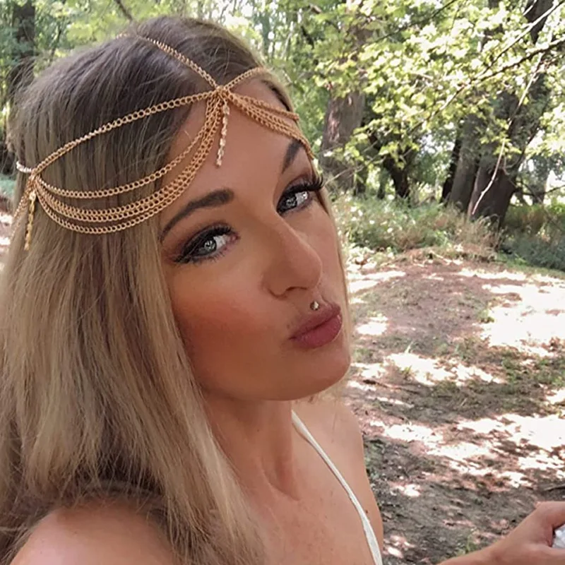 Fashion Multi-layer Artificial Rhinestone Chain Head Chain Tassel Pendant Headdress Bridal Hair Accessories Women's Jewelry Gift
Fashion Multi-layer Artificial Rhinestone Chain Head Chain Tassel Pendant Headdress Bridal Hair Accessories Women's Jewelry Gift