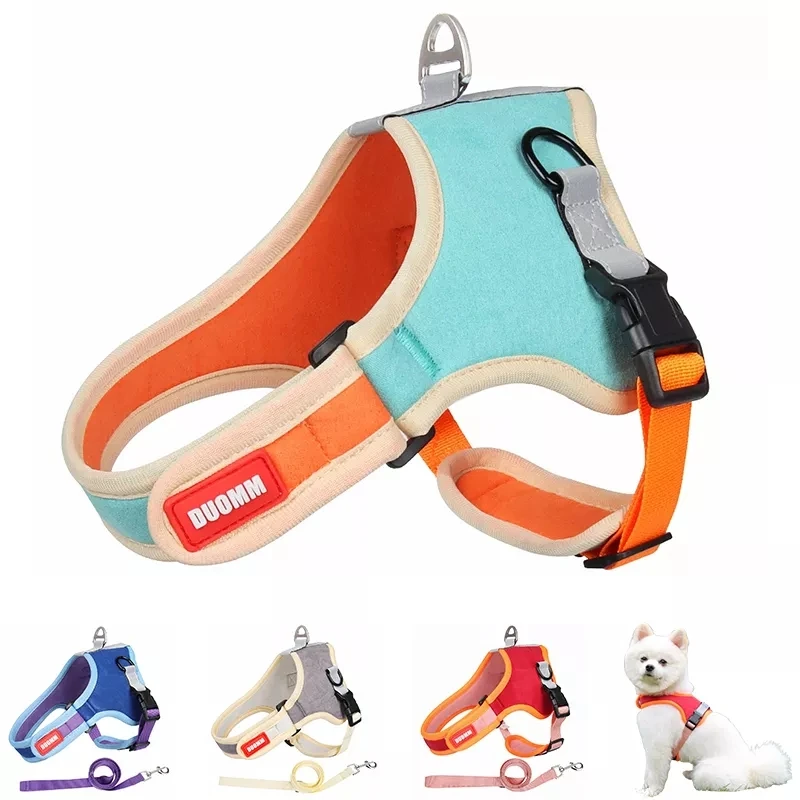 Reflective Dog Harness and Leash Set No Pull Adjustable Small Medium Dogs Breathable Pet Harness Vest Strap Lead Walkead Walking
Reflective Dog Harness and Leash Set No Pull Adjustable Small Medium Dogs Breathable Pet Harness Vest Strap Lead Walkead Walking
