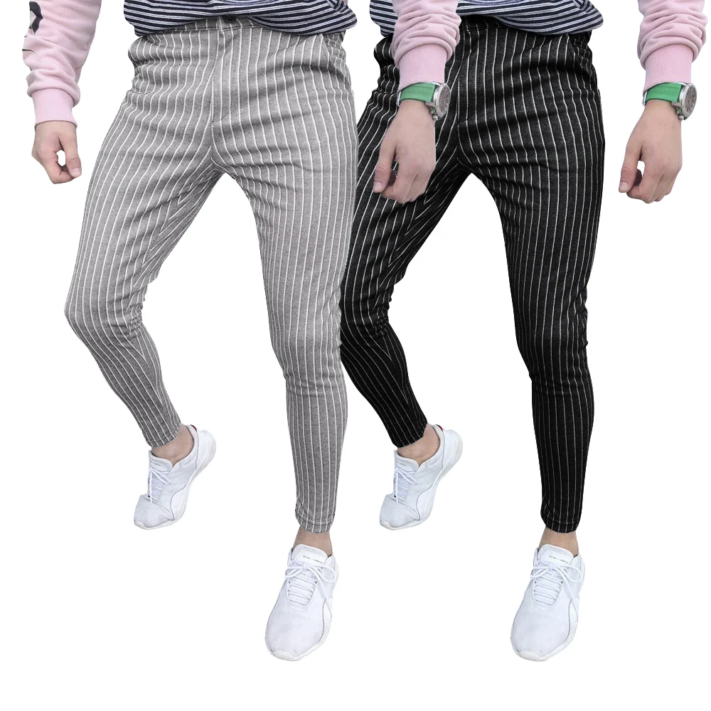 Men Business Casual Vertical Stripes Suit Pants Four Seasons Slim Fit Workplace Prom Trousers Fashion Wedding Pants Para Hombre
Men Business Casual Vertical Stripes Suit Pants Four Seasons Slim Fit Workplace Prom Trousers Fashion Wedding Pants Para Hombre