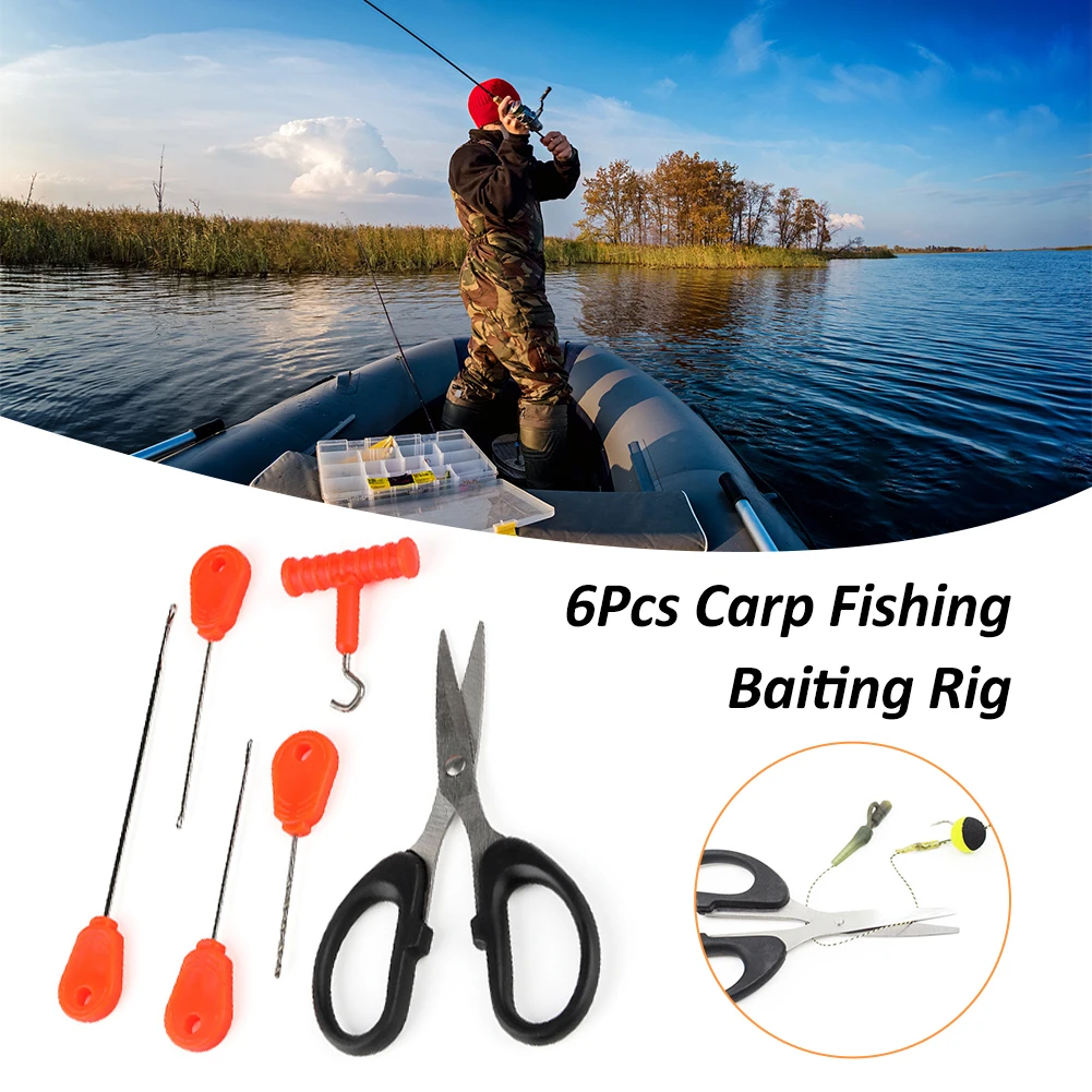6Pieces Needle Scissors Set Carp Fishing Stainless Steel Baiting Rigs Tool Kit Needle Swinger Driller Line Knot Puller Kit Combo
6Pieces Needle Scissors Set Carp Fishing Stainless Steel Baiting Rigs Tool Kit Needle Swinger Driller Line Knot Puller Kit Combo