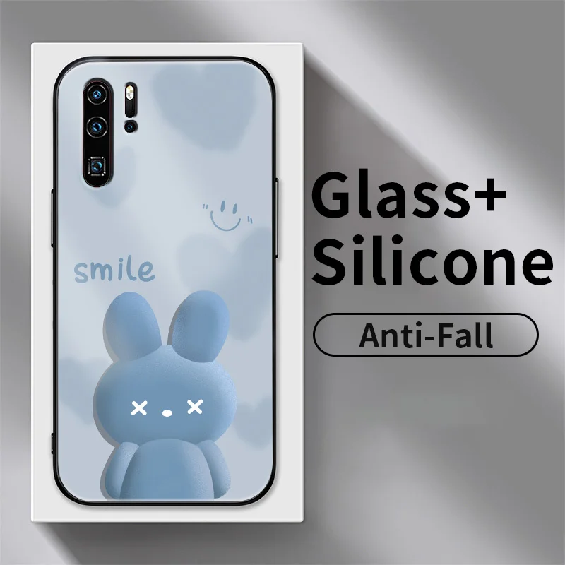 For Huawei P30 Pro P40 P50 P40 Pro Plus P8 Lite P Smart 2017 2020 Gradient Love Rabbit Tempered Glass Phone Case
For Huawei P30 Pro P40 P50 P40 Pro Plus P8 Lite P Smart 2017 2020 Gradient Love Rabbit Tempered Glass Phone Case