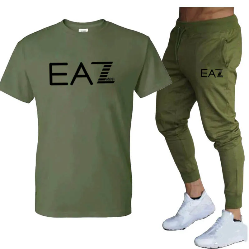 Summer Men Brand Tracksuit Two Pieces Set Short Sleeve T Shirt+Jogger Trousers Men Hip Hop Casual Fitness Sportswear Suit Male 7
Summer Men Brand Tracksuit Two Pieces Set Short Sleeve T Shirt+Jogger Trousers Men Hip Hop Casual Fitness Sportswear Suit Male 7