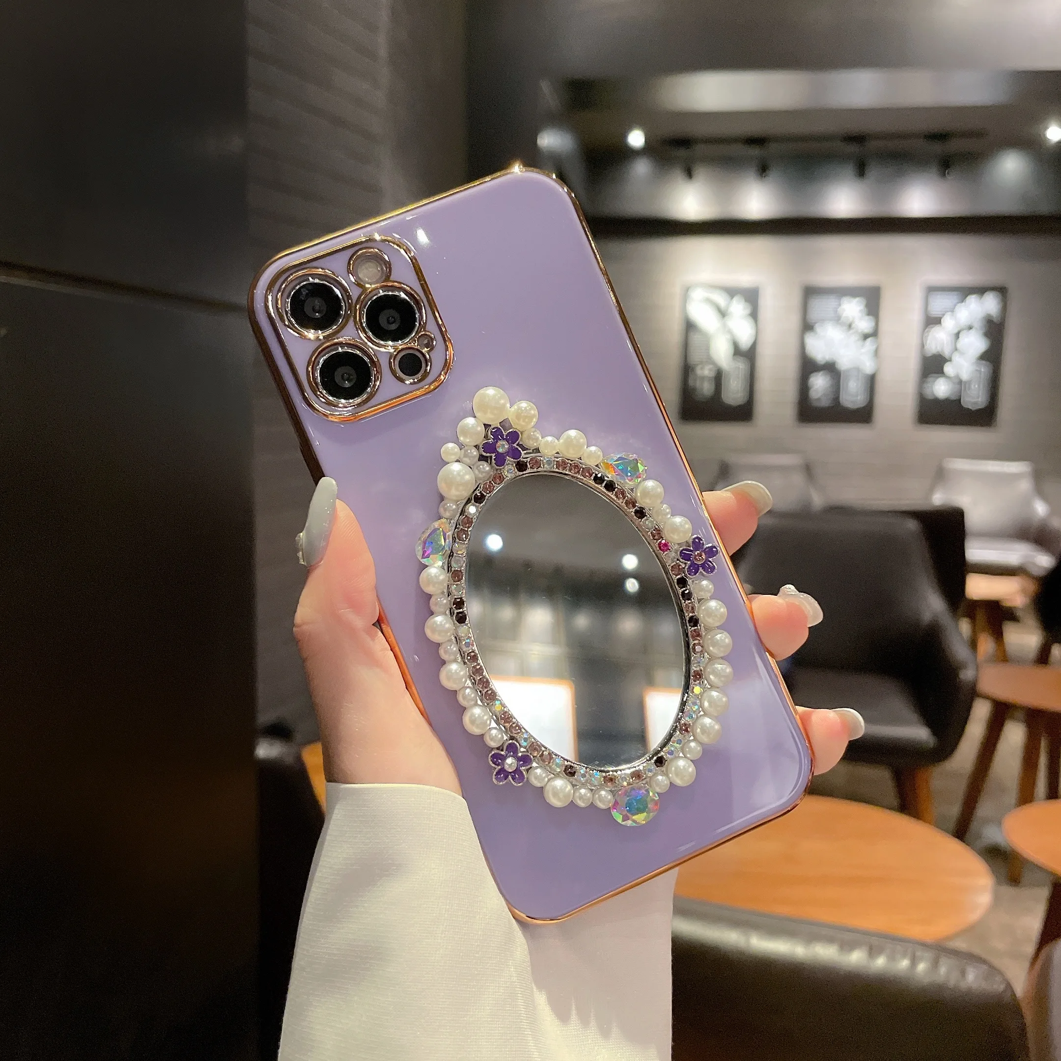 Fashion 3d Colorful Pearl Frame Vanity Mirror Female Soft Case For Iphone 11 12 13 Pro Max 7 8 Plus Xr X Xs Se 2020 Cover Fundas
Fashion 3d Colorful Pearl Frame Vanity Mirror Female Soft Case For Iphone 11 12 13 Pro Max 7 8 Plus Xr X Xs Se 2020 Cover Fundas