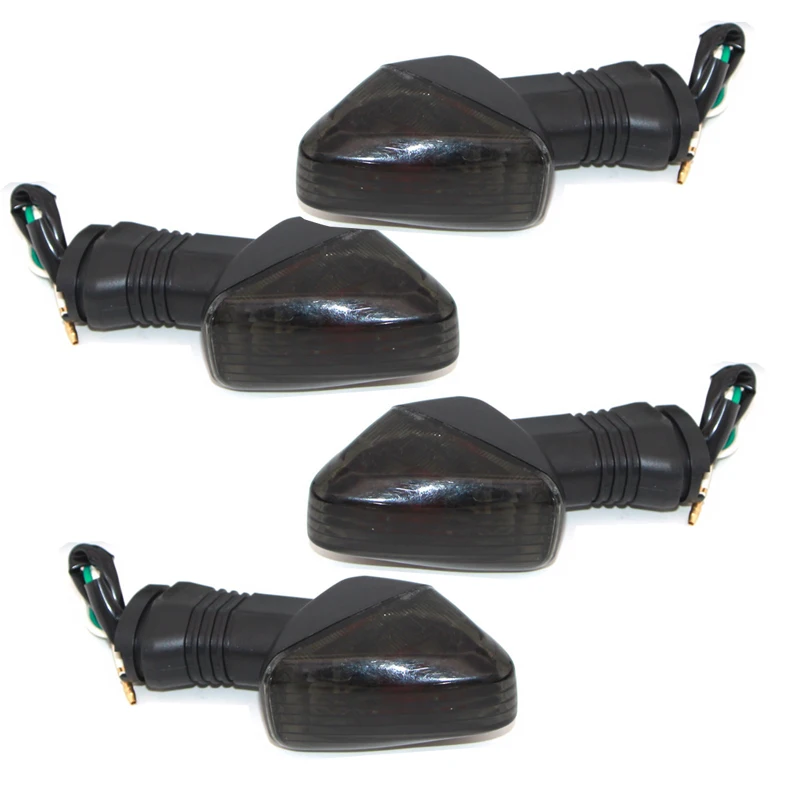 4Pcs Front Rear Turn Signal Light Connector Signal Lamp Indicator Fit For KAWASAKI ZX-6R KLE500 KLE650 KLR650 Z750S Black Lens
4Pcs Front Rear Turn Signal Light Connector Signal Lamp Indicator Fit For KAWASAKI ZX-6R KLE500 KLE650 KLR650 Z750S Black Lens