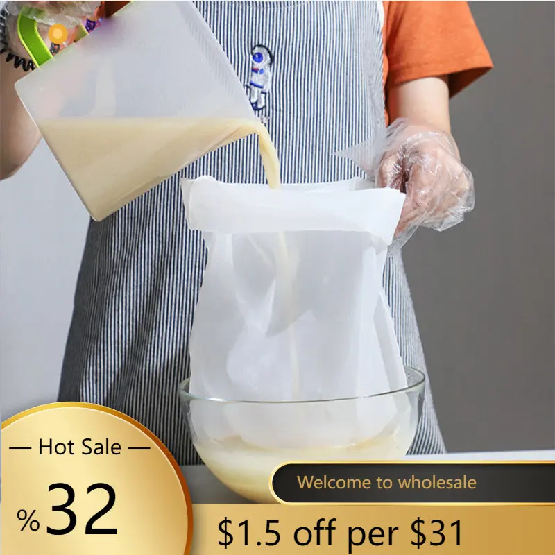 Soy Milk Wine Filter Bag Nut Milk Bag Tea Coffee Oil Yogurt Filter Net Mesh Kitchen Food Reusable Nylon Filter Bags Strainer
Soy Milk Wine Filter Bag Nut Milk Bag Tea Coffee Oil Yogurt Filter Net Mesh Kitchen Food Reusable Nylon Filter Bags Strainer