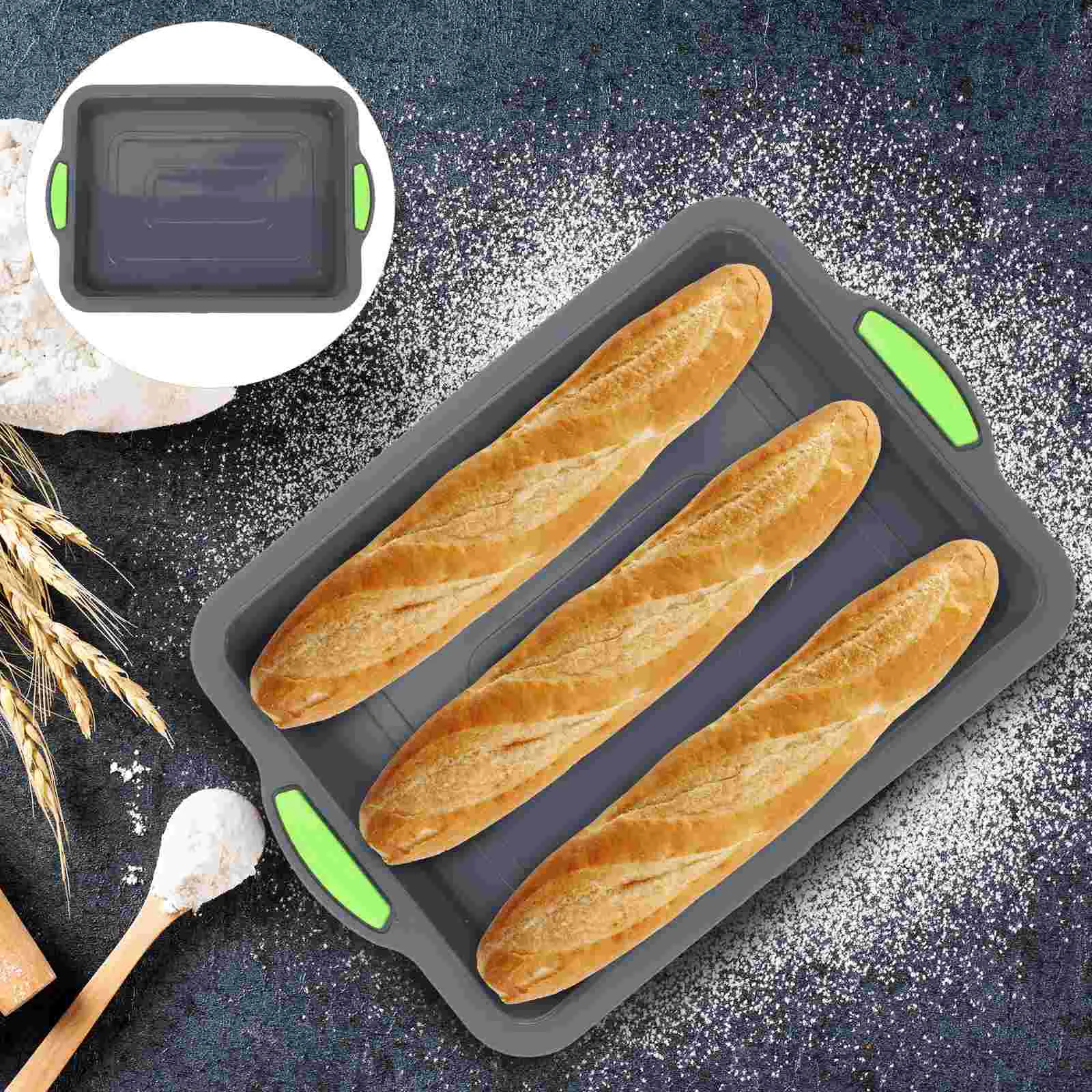 Silicone Cake Pan Multi-function Bread Mold Para Gelatinas Heat-resistant Silica Baking Accessory Cookie
Silicone Cake Pan Multi-function Bread Mold Para Gelatinas Heat-resistant Silica Baking Accessory Cookie