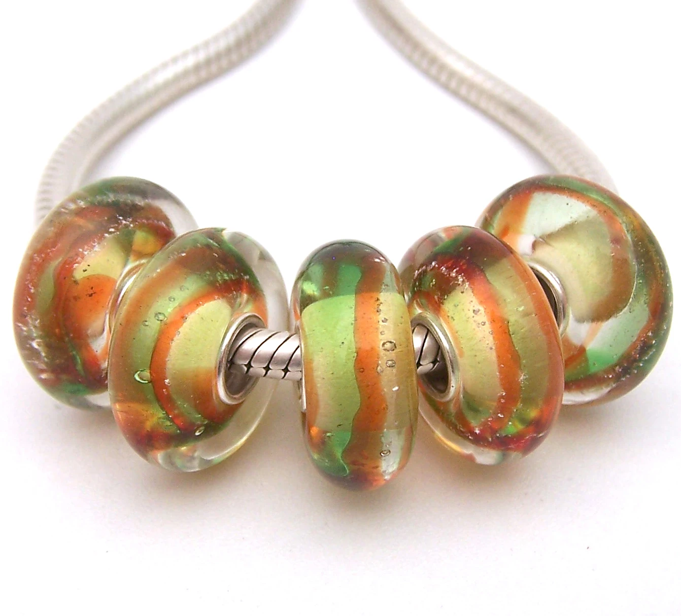 XHYG101 5X 100% Authenticity S925 Sterling Silver Beads Murano Glass beads Fit European Charms Bracelet diy jewelry Lampwork 
XHYG101 5X 100% Authenticity S925 Sterling Silver Beads Murano Glass beads Fit European Charms Bracelet diy jewelry Lampwork