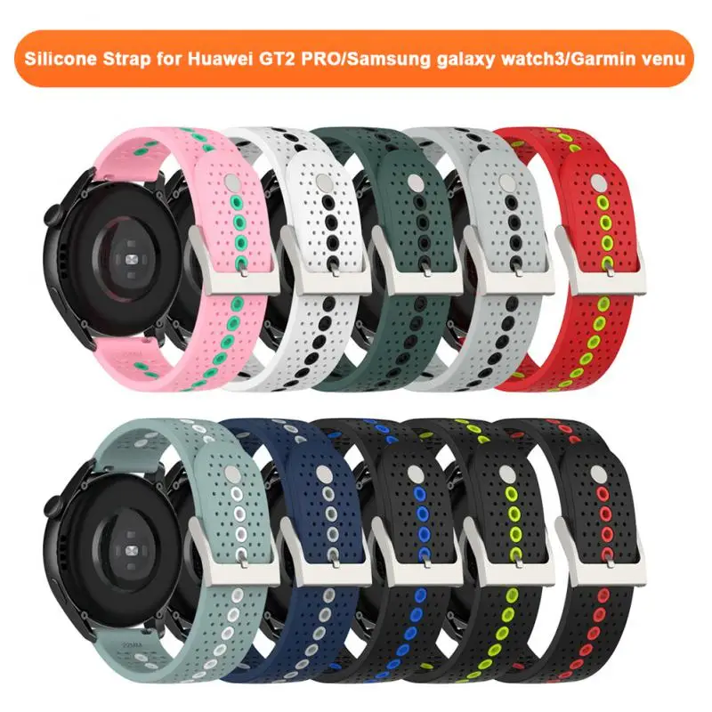 Strap for Huawei GT2 /Samsung galaxy watch3/Garmin venu 22mm Breathable Silicone Watchband Wirst Strap for Huawei GT2
Strap for Huawei GT2 /Samsung galaxy watch3/Garmin venu 22mm Breathable Silicone Watchband Wirst Strap for Huawei GT2