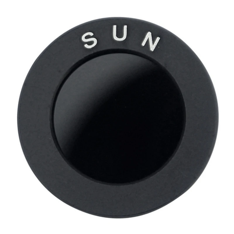 

2 шт. 1,25 дюйма черный солнечный фильтр астрономический телескоп оптический стеклянный объектив оптический фильтр объектива M30X1