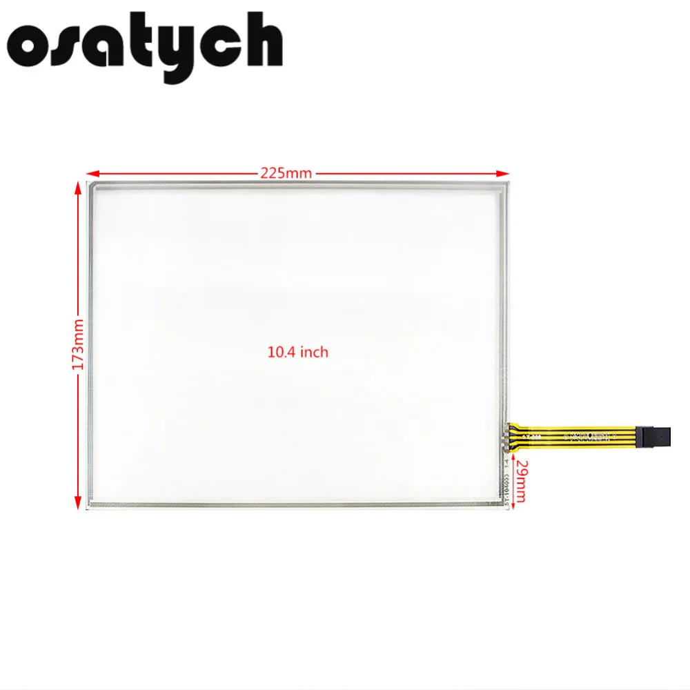 

10.4Inch for LQ104V1DG52/51 G104SN03 V.1 AMT 9509 225*173mm Resistive Touch Screen Panel Digitizer 173*225mm 225mm*173mm 4-Wire