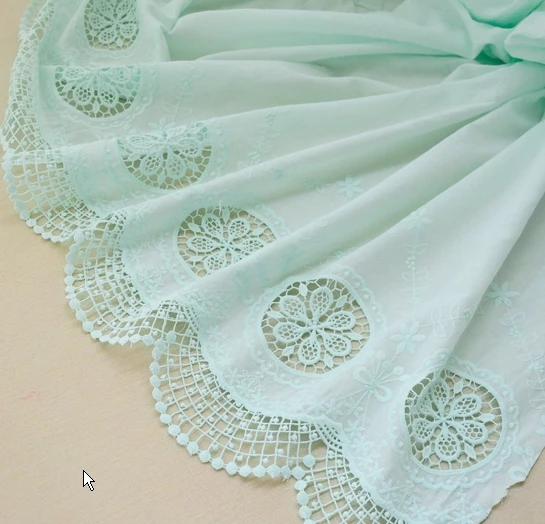 4Color Bilateral Embroidery Symmetrical 100% Cotton Cloth Handmade Diy Clothes Skirt Accessories Materials RS1720
4Color Bilateral Embroidery Symmetrical 100% Cotton Cloth Handmade Diy Clothes Skirt Accessories Materials RS1720