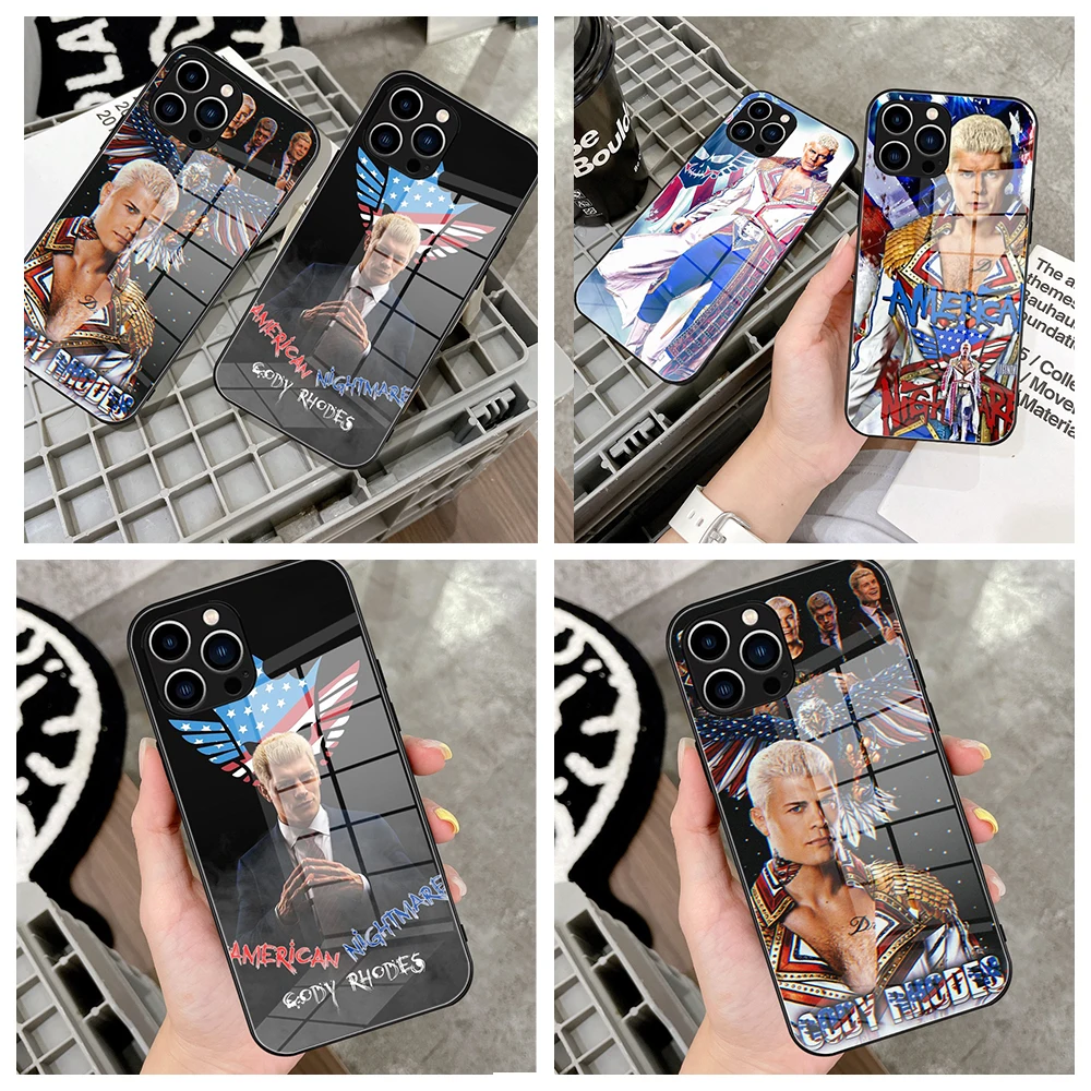 Luxury Cody Rhodes Phone Case Tempered Glass for IPhone 13 11 12 14 Pro XR XS MAX 8 X 7 14 Plus SE 13 Pro Design Iphone Covers
Luxury Cody Rhodes Phone Case Tempered Glass for IPhone 13 11 12 14 Pro XR XS MAX 8 X 7 14 Plus SE 13 Pro Design Iphone Covers