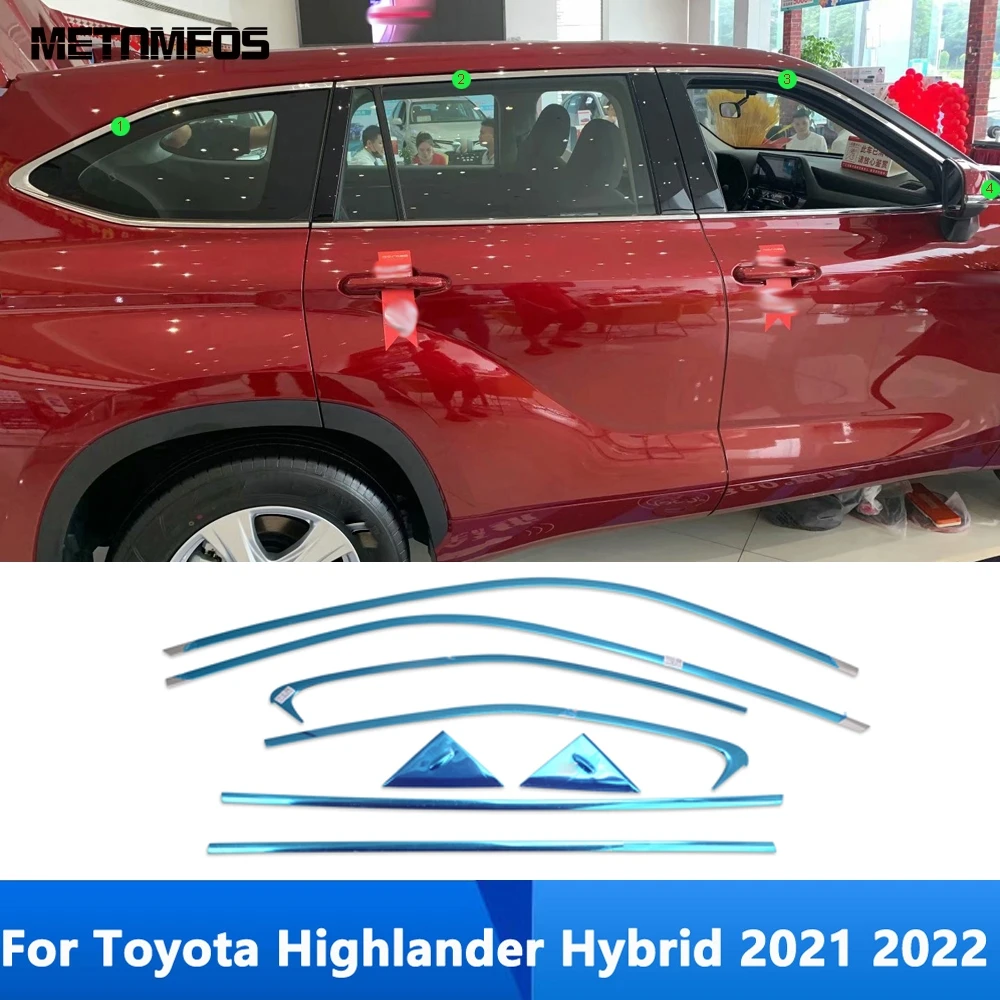 For Toyota Highlander Hybrid 2021 2022 Car Upper Window Sill Frame Strip Molding Trim Garnish Sticker Accessories Car Styling
For Toyota Highlander Hybrid 2021 2022 Car Upper Window Sill Frame Strip Molding Trim Garnish Sticker Accessories Car Styling