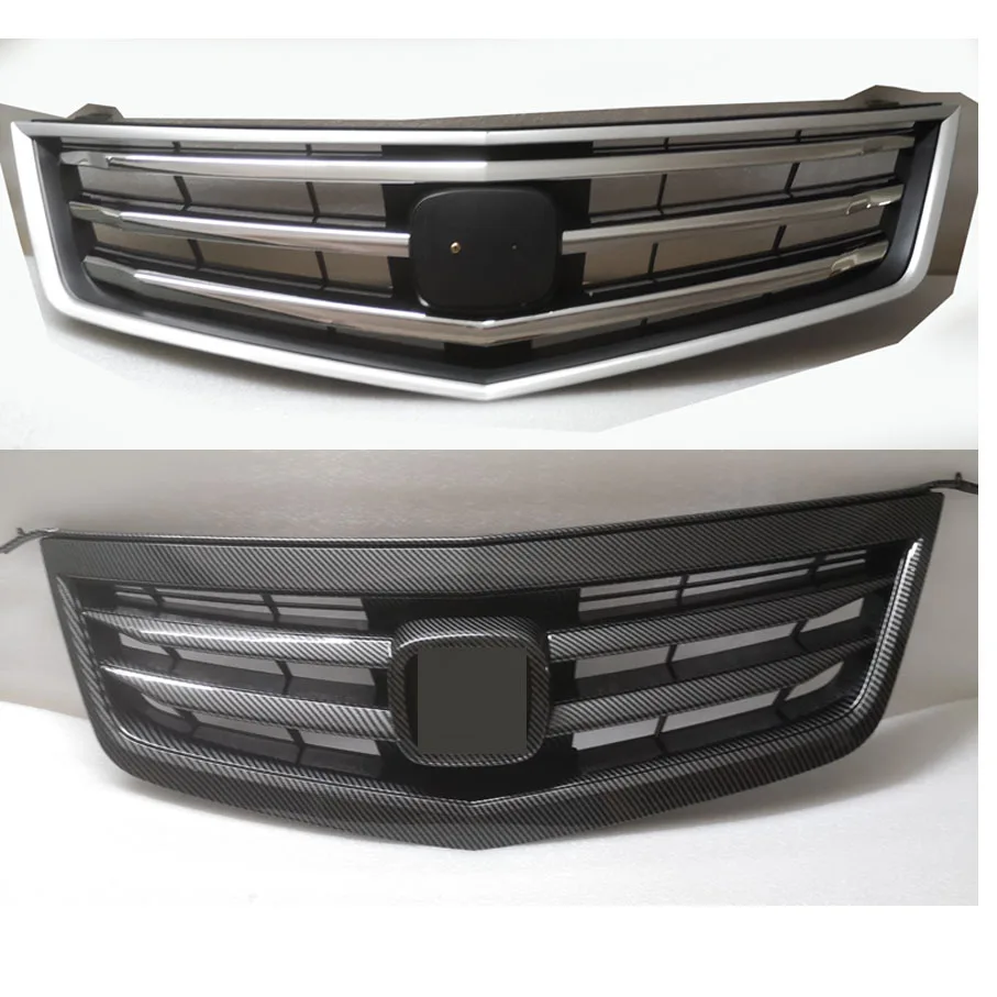 Carbon Fber Texture Front Grill Grille Inserts Fit For Honda Accord MK8 8th Glossy Black /Chrome
Carbon Fber Texture Front Grill Grille Inserts Fit For Honda Accord MK8 8th Glossy Black /Chrome