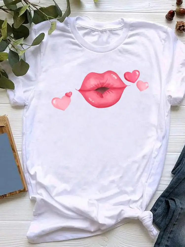 Summer Women Clothes Clothing Short Sleeve Graphic T-shirt Sexy Lip Love Trend 90s Fashion Kawaii Basic Tee Top Print T Shirt
Summer Women Clothes Clothing Short Sleeve Graphic T-shirt Sexy Lip Love Trend 90s Fashion Kawaii Basic Tee Top Print T Shirt