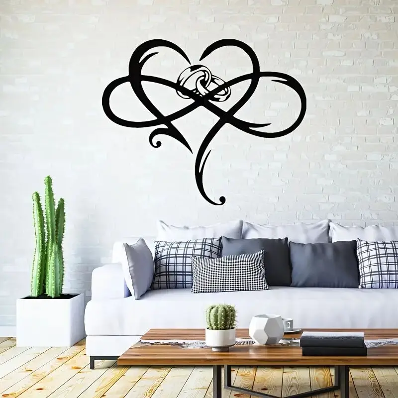 North 's Eternal Love Couple Ring Metal Decoration Infinity Heart Iron Interior Wall Pendant Decoration
North 's Eternal Love Couple Ring Metal Decoration Infinity Heart Iron Interior Wall Pendant Decoration