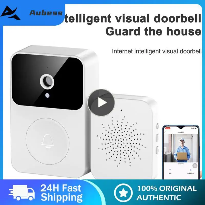 Real-time Intercom Wireless Wifi Doorbell Waterproof Night Video Door Bell 800mah 1080p Smart Doorbell With Camera
Real-time Intercom Wireless Wifi Doorbell Waterproof Night Video Door Bell 800mah 1080p Smart Doorbell With Camera