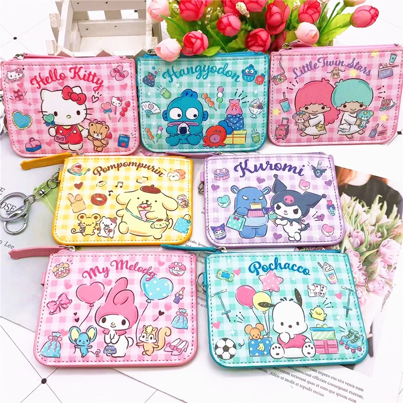 Sanrio Kuromi Hellokitty держатель для карт кошелек для монет кавайный помпон пурин понравило My Melody Cinnamoroll Twinstars сумка для хранения подвеска
Sanrio Kuromi Hellokitty держатель для карт кошелек для монет кавайный помпон пурин понравило My Melody Cinnamoroll Twinstars сумка для хранения подвеска